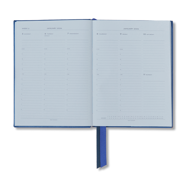 Smythson 2026 Soho Weekly Vertical Diary In Panama