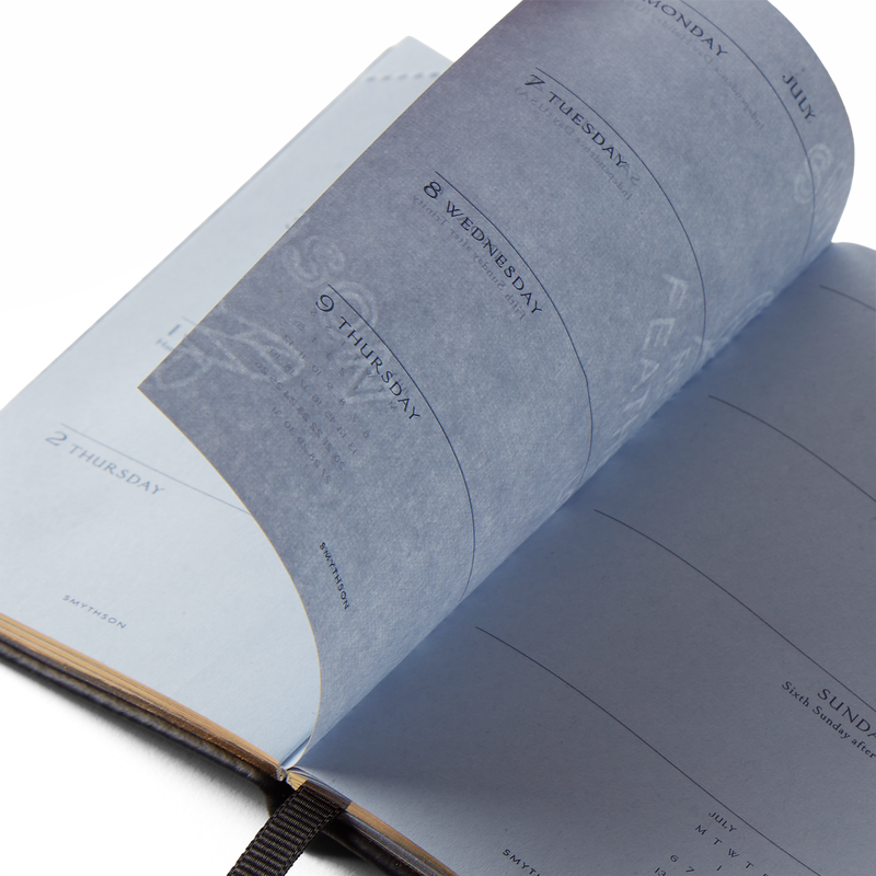 Smythson 2026 Wafer Weekly Diary In Panama