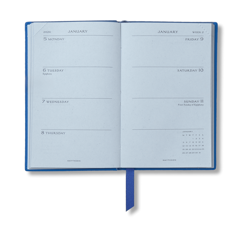 Smythson 2026 Wafer Weekly Diary In Panama