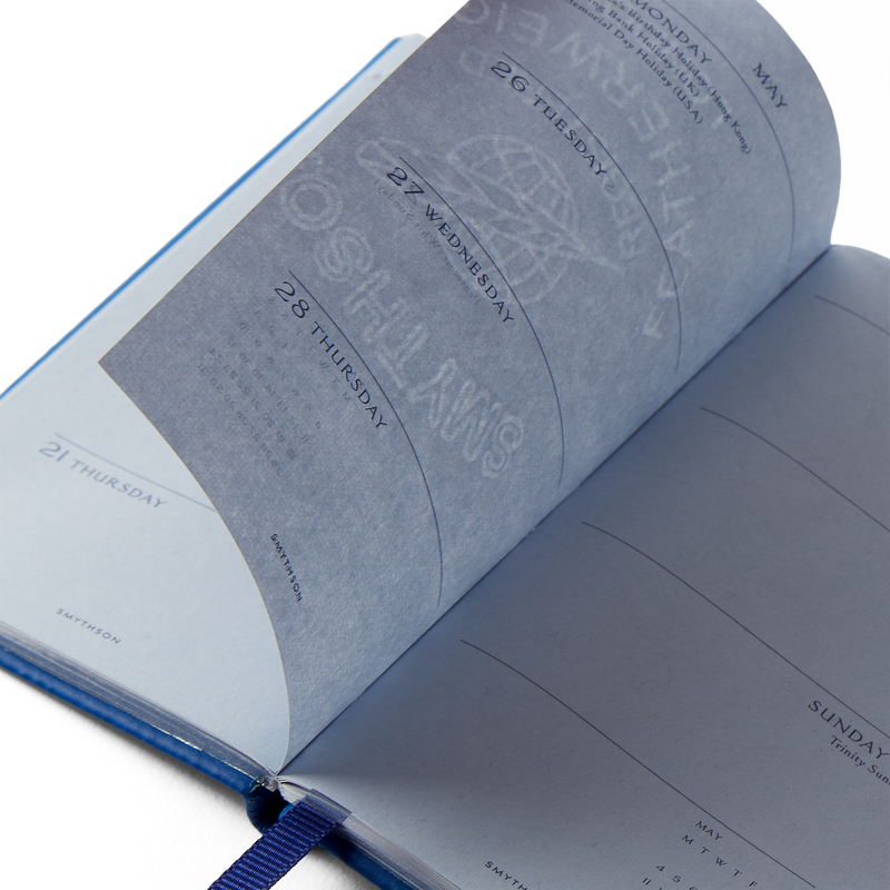 Smythson 2026 Wafer Weekly Diary In Panama