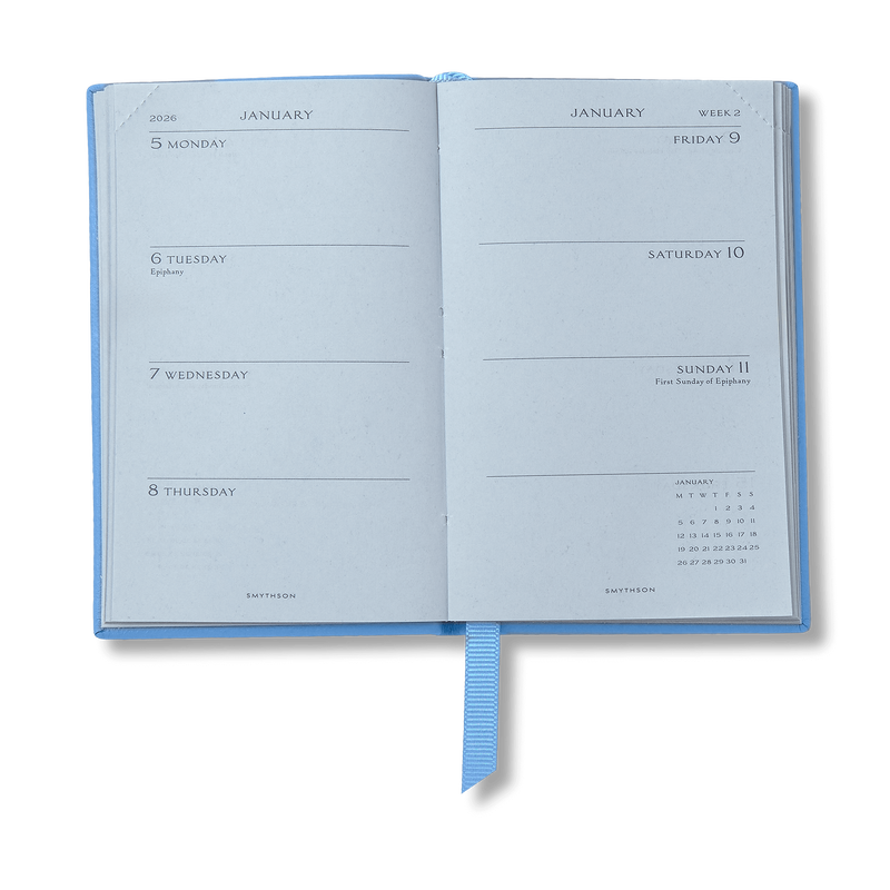 Smythson 2026 Wafer Weekly Diary In Panama