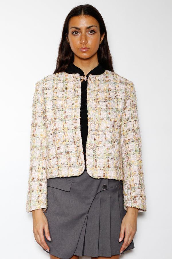Snow Xue Gao Wool Pastel Tweed Blazer