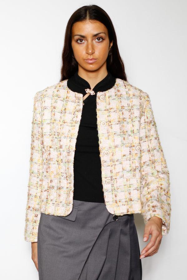 snow xue gao Wool Pastel Tweed Blazer