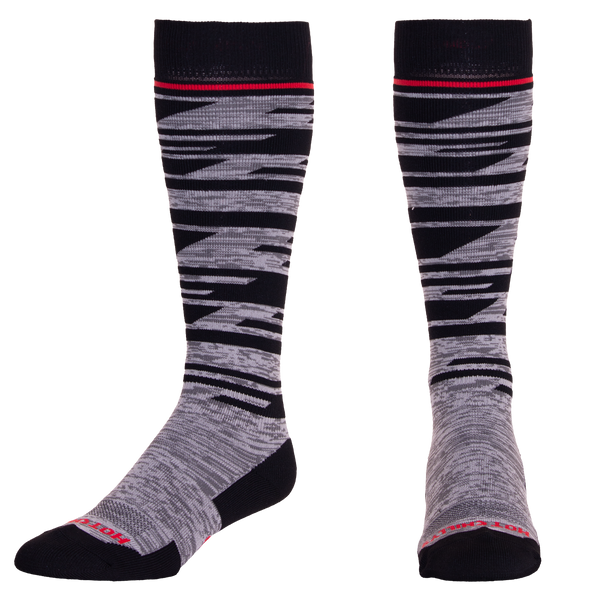 snowangel Adult Winter Sport Elite Low Volume Sock - Black/Grey