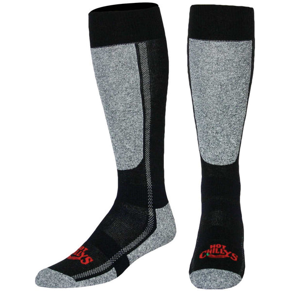 snowangel Men's Classic Mid Volume Sock - Black/Heather