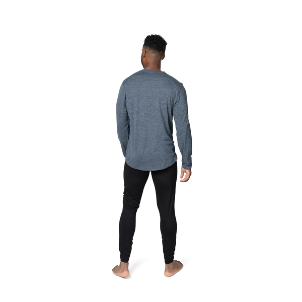 Snowangel Men's Clima-Tek Crewneck - Nightfall Heather