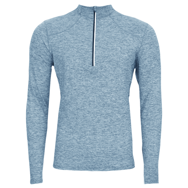 snowangel Men's Clima-Tek Zip-T - Ashley Blue Heather