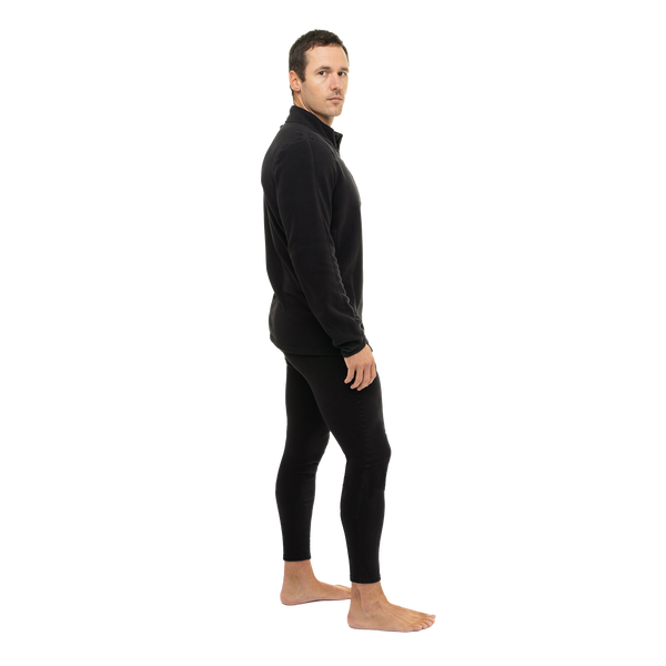 Snowangel Men's La Montaña Fleece Zip T - Black/Black