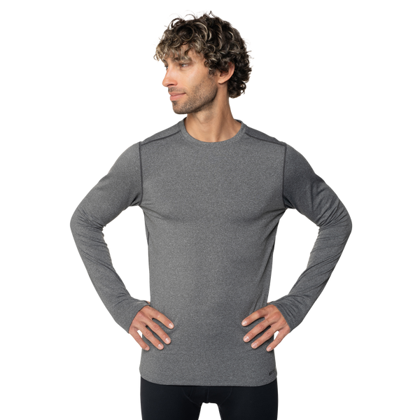 Snowangel Men's Micro-Elite Chamois Crewneck - Granite