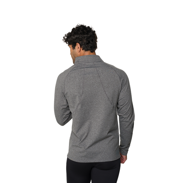 Snowangel Men's Micro-Elite Chamois Zone Zip-T - Granite/Granite