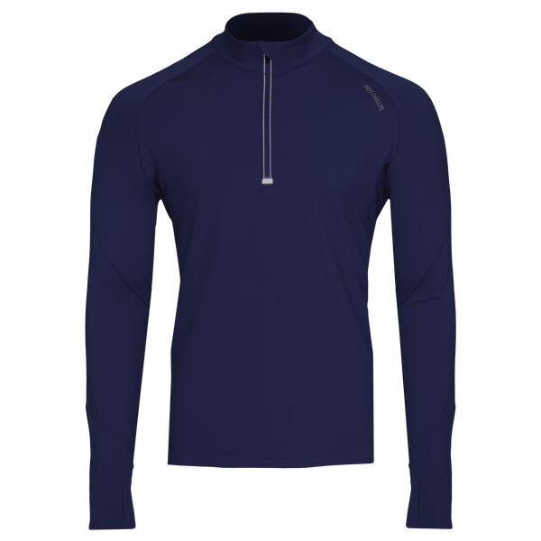 snowangel Men's Micro-Elite Chamois Zone Zip-T - Navy/Navy