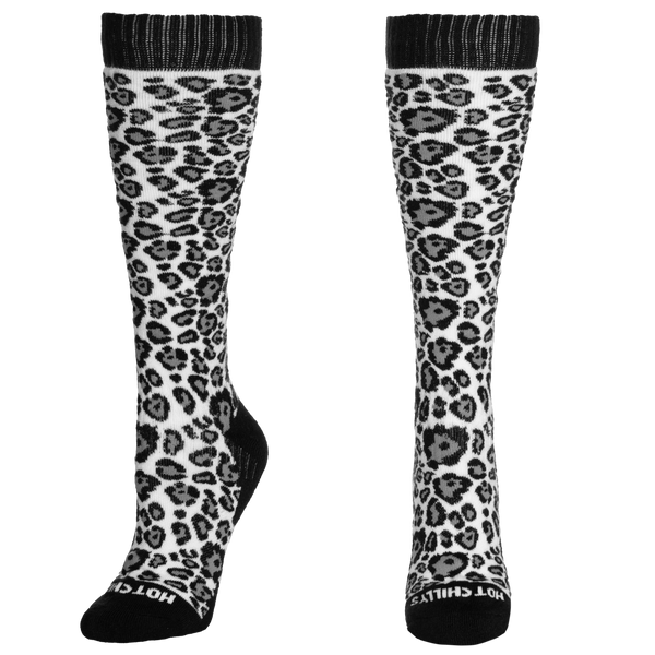 snowangel Adult Fiesta Mid Volume Sock - Leopard