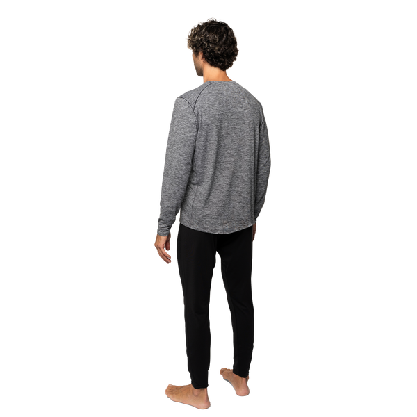 Snowangel Men's Clima-Tek Crewneck - Grey Heather