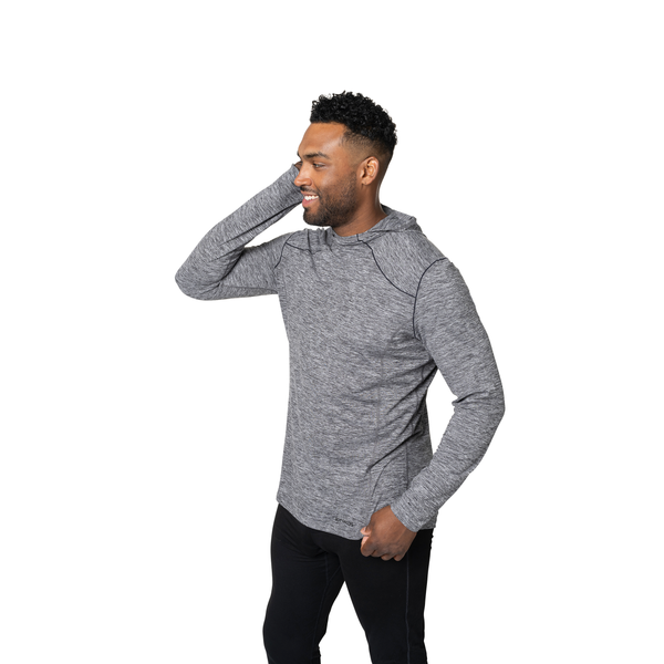 Snowangel Men's Clima-Tek Hoodie - Grey Heather
