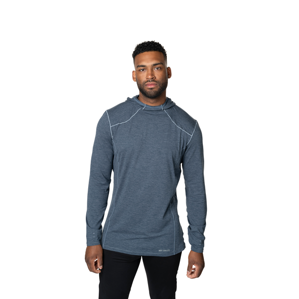 Snowangel Men's Clima-Tek Hoodie - Nightfall Heather