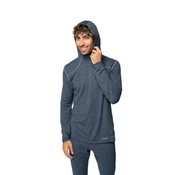 Snowangel Men's Clima-Tek Hoodie - Nightfall Heather