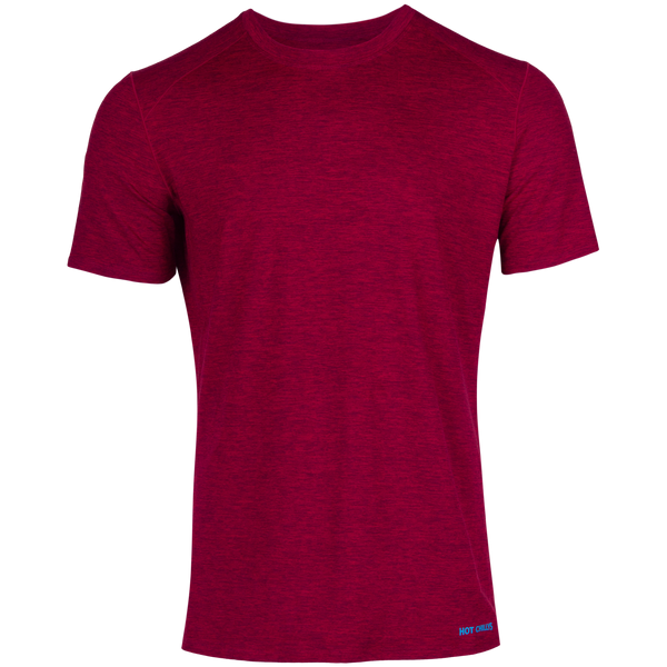 snowangel Men's Clima-Tek Tee - Burgundy Heather