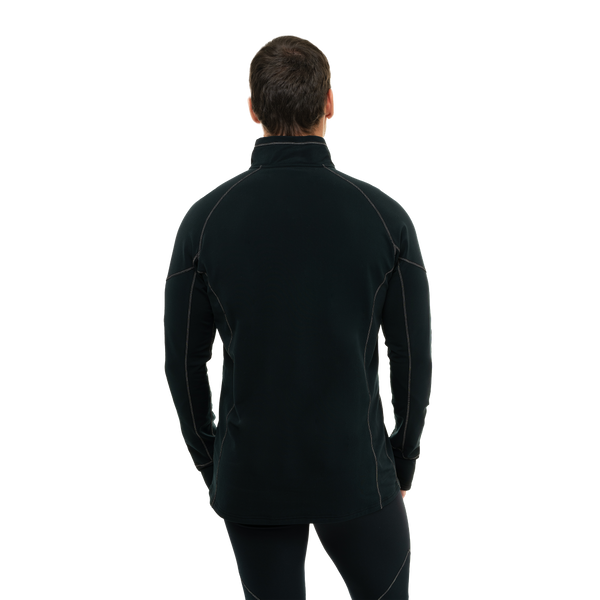 Snowangel Men's Micro-Elite XT Zip-T - Black/Grey