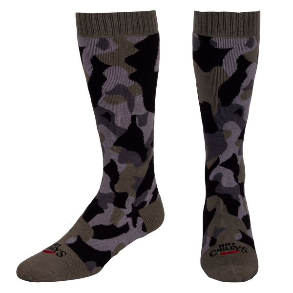 snowangel Men's Mid Volume Sock - Textured Camo