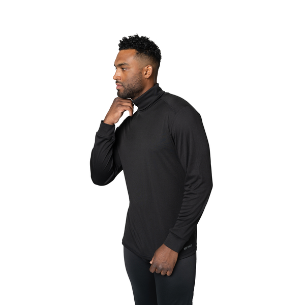 Snowangel Men's Peach Skins Roll T-Neck - Black