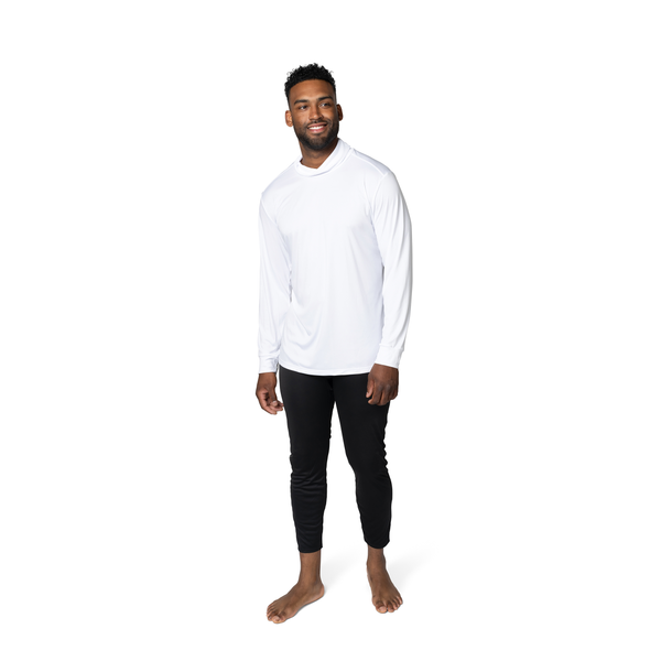 Snowangel Men's Peach Skins Roll T-Neck - White