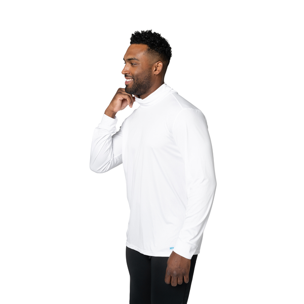 Snowangel Men's Peach Skins Roll T-Neck - White