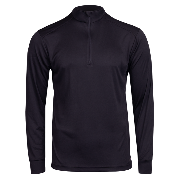 snowangel Men's Peach Skins Solid Zip-T - Black