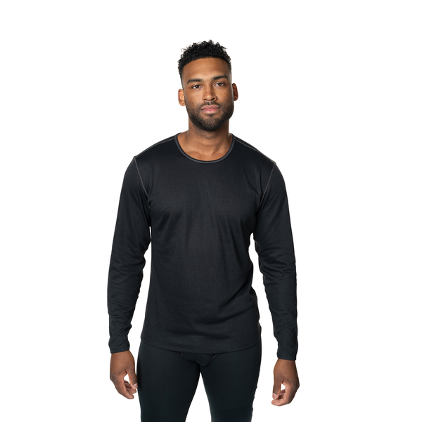 Snowangel Men's Pepper Bi-Ply Crewneck - Black