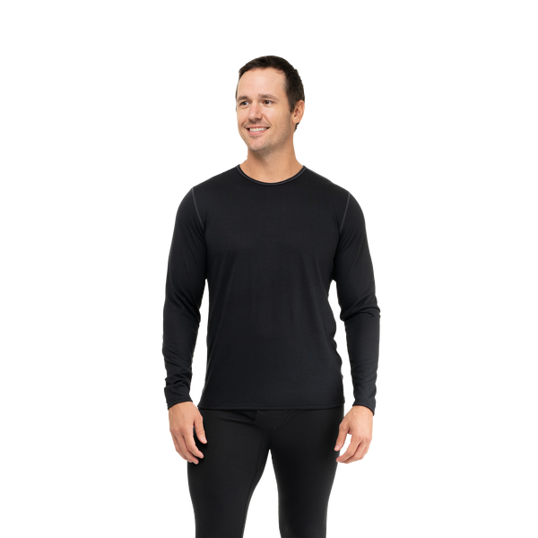 Snowangel Men's Pepper Bi-Ply Crewneck - Black