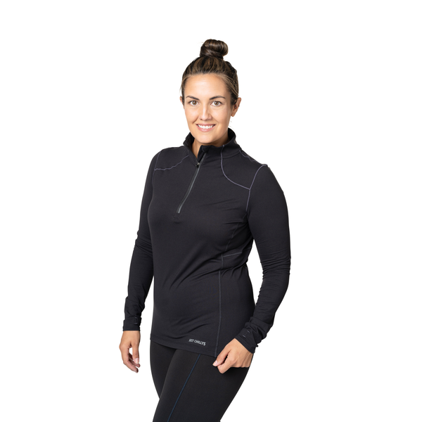 Snowangel Women's Clima-Tek Zip-T - Black