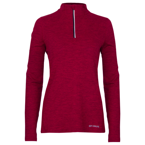 snowangel Women's Clima-Tek Zip-T - Burgundy Heather