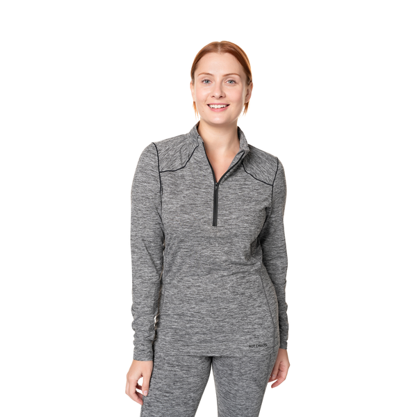 Snowangel Women's Clima-Tek Zip-T - Grey Heather