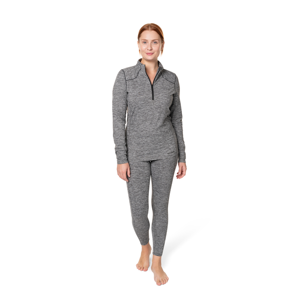 Snowangel Women's Clima-Tek Zip-T - Grey Heather