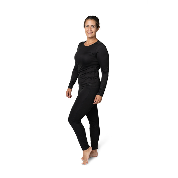 Snowangel Women's Peach Skins Crewneck - Black