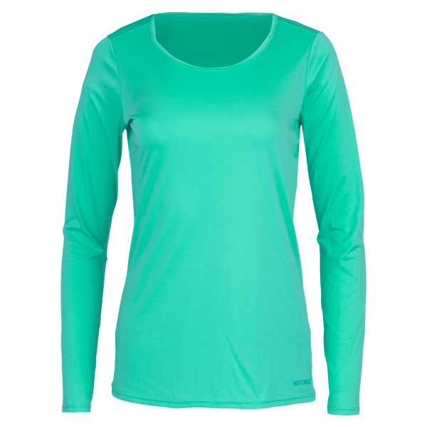 snowangel Women's Peach Skins Crewneck - Lagoon