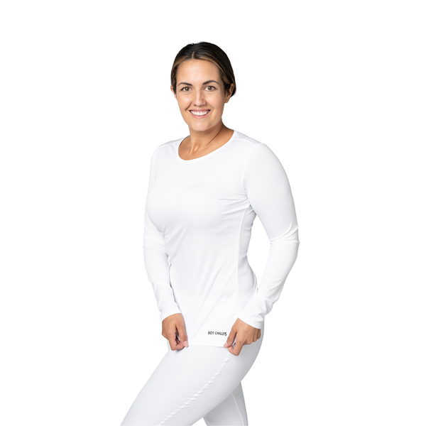 Snowangel Women's Peach Skins Crewneck - White
