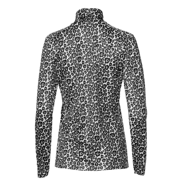 Snowangel Women's Peach Skins Print T-Neck - Leopard