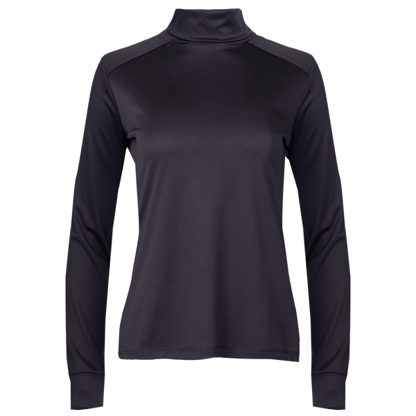 snowangel Women's Peach Skins Solid T-Neck - Black