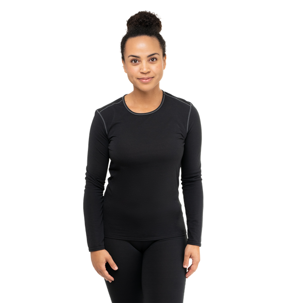 Snowangel Women's Pepper Bi-Ply Crewneck - Black
