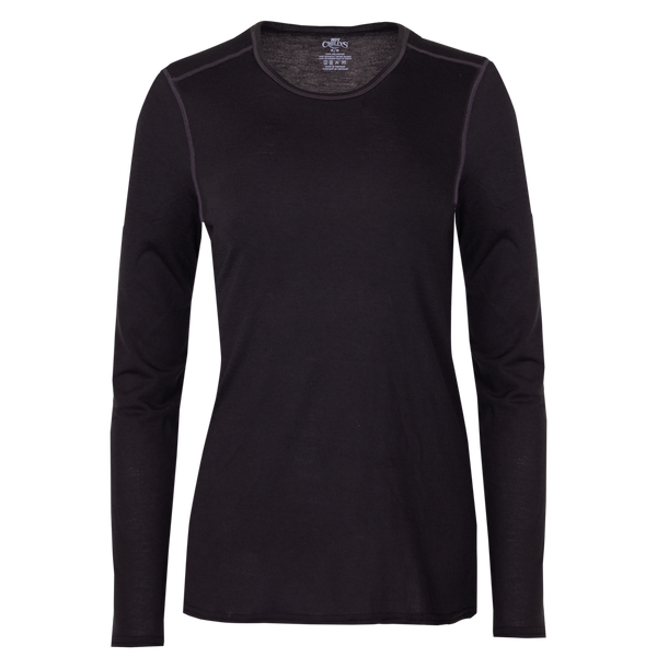 snowangel Women's Pepper Bi-Ply Crewneck - Black