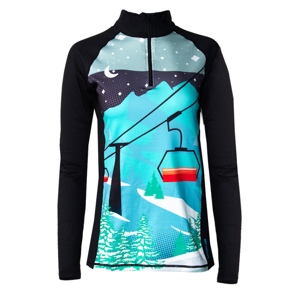 snowangel Women's Premium Zip-T - Gondola