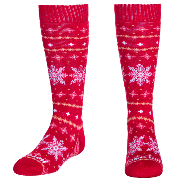 snowangel Youth Mid Volume Sock - Nordic Snowflake