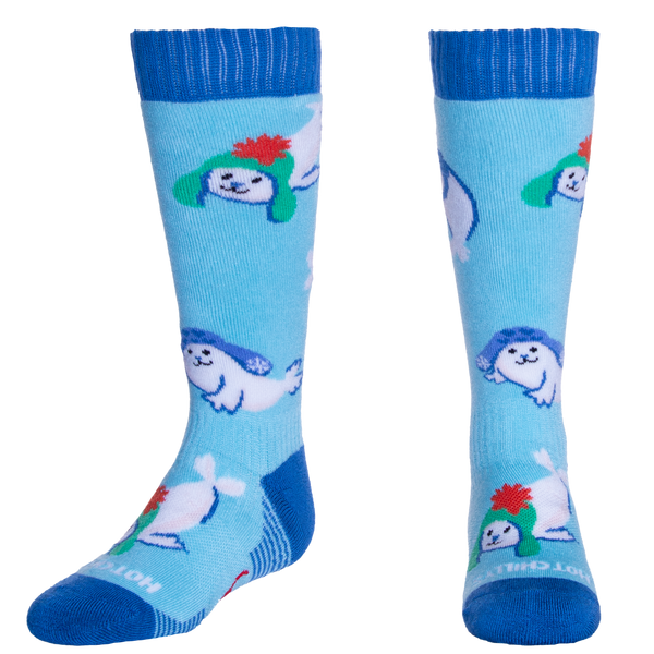 snowangel Youth Mid Volume Sock - Winter Seals