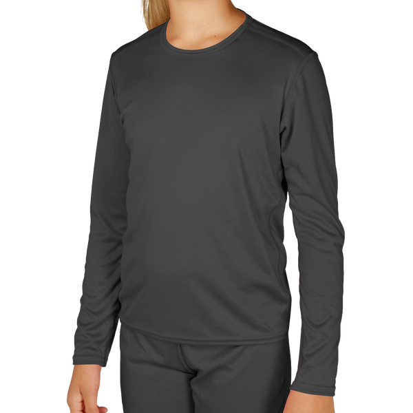 Snowangel Youth Peach Skins Crewneck - Black