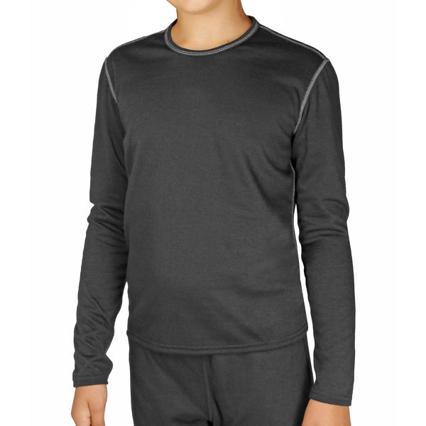 Snowangel Youth Pepper Bi-Ply Crewneck - Black