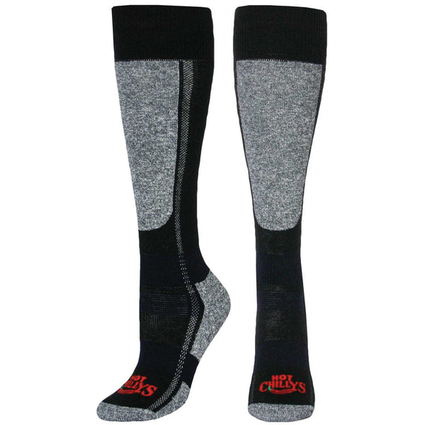 snowangel Women's Classic Mid Volume Sock - Black/Heather