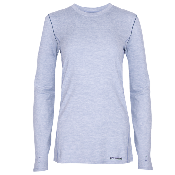 snowangel Women's Clima-Tek Crewneck - Ashley Blue Heather