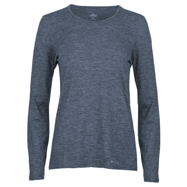 snowangel Women's Clima-Tek Crewneck - Nightfall Heather