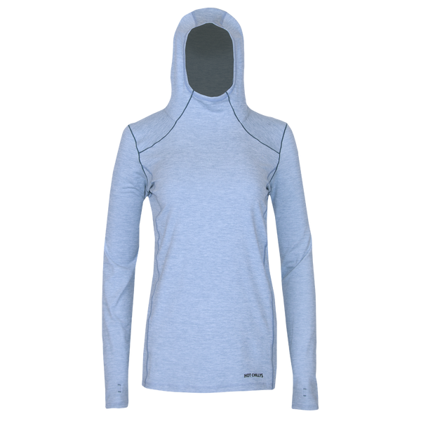 snowangel Women's Clima-Tek Hoodie - Ashley Blue Heather