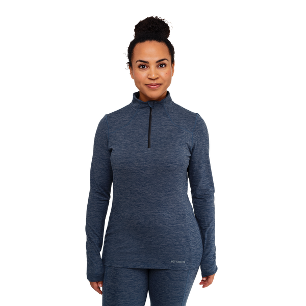Snowangel Women's Clima-Tek Zip-T - Nightfall Heather